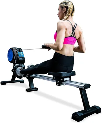 Produktbild von Rudertrainer - Rudermaschine - Rudergerät - Heimtrainer - Fitnessgerät - 8 magnetische Widerstandsstufen