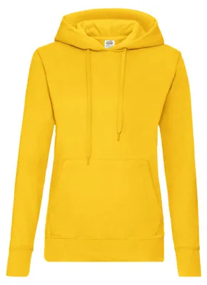 Immagine prodotto di Fruit of the Loom - Felpa con cappuccio "Classic" da donna FK2708 (S) (Girasole)