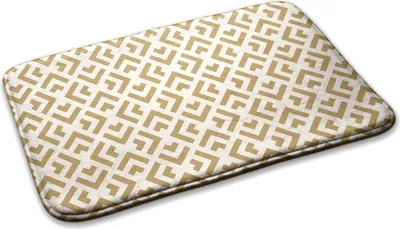Produktbild von Teppich Wohnzimmer Schlafzimmer Modern - 90 cm x 60 cm - Geometrisches Muster