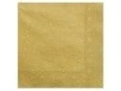 Produktbild von Serwetki trójwarstwowe złoty 40x40cm 20szt