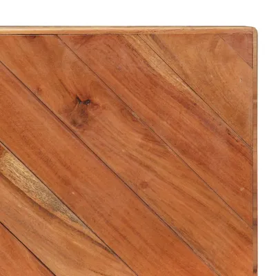 Image de vidaXL Table de salle à manger 120x60x76 cm en bois massif d'acacia et de mangue