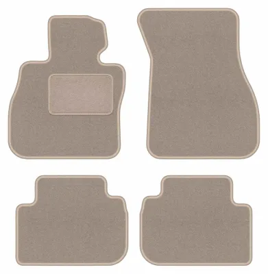 Immagine prodotto di Tappetini in moquette per BMW 1 F40 2019- (hatchback) – set 4 pezzi, beige, su misura – Wielganizator LUX