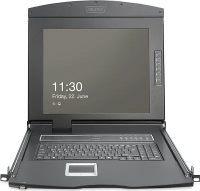 Produktbild von Digitus DS-72221-1UK, 48,3 cm (19"), 1920 x 1080 Pixel, 1000:1, 16:9, TFT, 16,78 Millionen Farben