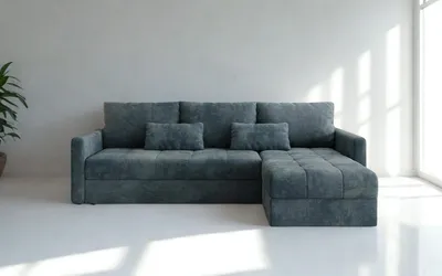 Produktbild von FurMeb24 ECKSOFA mit Schlaffunktion und bettkasten ROMA L 226 cm × 138 cm × 85 cm Stoff POSO 26