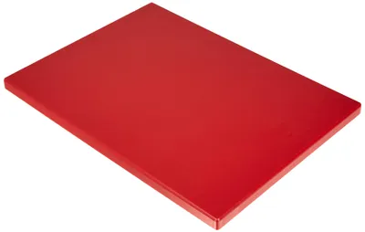 Immagine prodotto di Tagliere professionale da cucina 38x28x1,5 cm, colore rosso. Polietilene