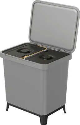 Zdjęcie produktu dla nabbi Kosz na odpady sortowane NKS30W2 20 l - jasnoszary