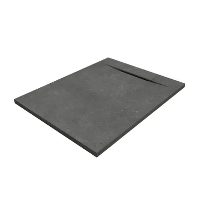Produktbild von SANYCCES SIENA Rechteckige Duschwanne SanyDur Gel Coat 100 x 90 cm, Fossil grau