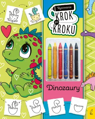 Produktbild von Dessine Dino: Malbuch mit Stiften für Kinder