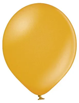 Produktbild von 25 Stk. Luftballon Uni Metallic Ø 30cm |  Gold #060
