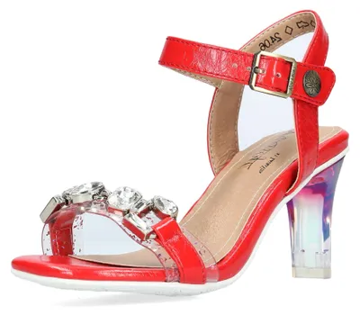 Produktbild von Laura Vita Damen Sandalette Strasssteine wie funkelnder Morgentau STELLAO-08, Gr