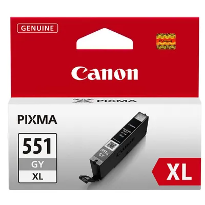 Produktbild von Canon CLI-551XL GY w/sec, Hohe (XL-) Ausbeute, Grau, Tinte auf Pigmentbasis, 1 Stück(e)