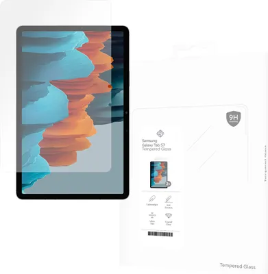 Produktbild von Schutzfolie Samsung Galaxy Tab S7 - Panzerglas - Cazy - Transparant