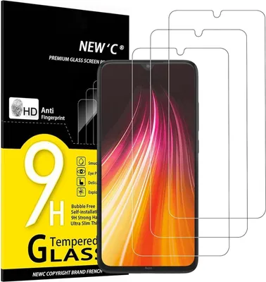 Obrázek produktu pro Ochranné sklo Xiaomi Redmi Note 8 Lite 3 kusy 9H ultra čiré