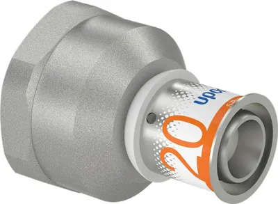 Zdjęcie produktu dla Uponor Übergangsmuffe S-Press PLUS aus Messing, verzinnt 20mmx1 IG