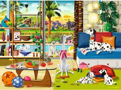 Image de RAVENSBURGER Animaux de Palm Springs 500 pièces