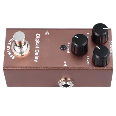 Image de Pédale d'effet pour guitare,Pédale d'effet pour guitare électrique,Pédale d'effet,Pédale d'effet simple,Mini pédale d'effet,Accessoires pour guitare