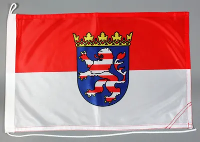 Zdjęcie produktu dla Flaga łodzi Hesja 30x45 cm Flaga motocykla Flaga łodzi