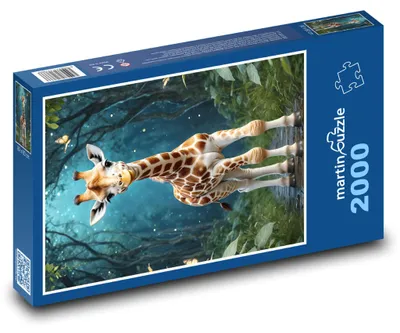 Obrázok produktu pre martinpuzzle - Puzzle 2000 - Žirafa v džungli