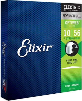Immagine prodotto di Elixir 19057 Optiweb 10-56 - Corde per chitarra elettrica 7-Str