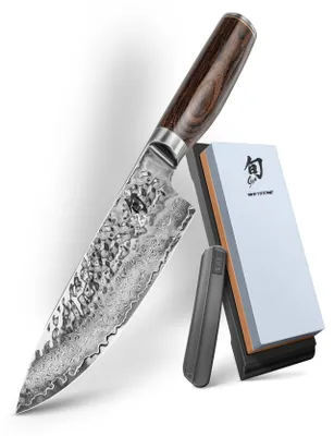 Produktbild von KAI Shun Premier Tim Mälzer Set Kochmesser + Schleifstein + Schleifhilfe TDM1706-W25