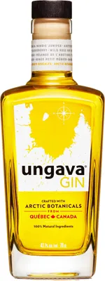 A bottle of Ungava Canadian Premium Gin.