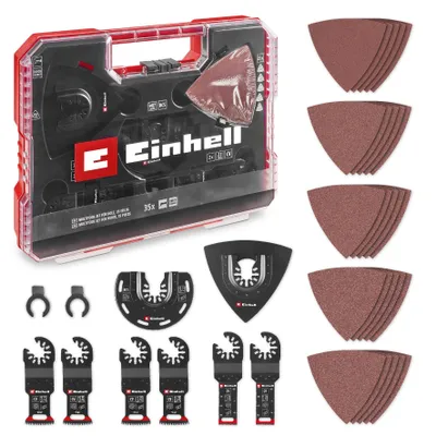 Productafbeelding van EINHELL Multitool-set, 708136, XL-PLUS-koffer, 35-delig