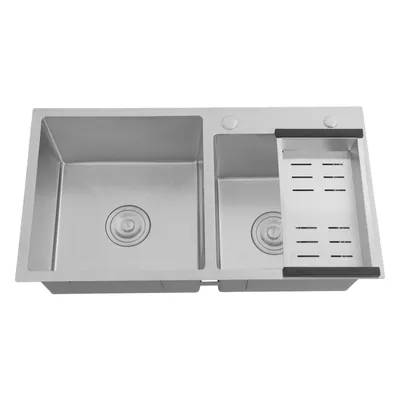 Zdjęcie produktu dla Zlewozmywak do zabudowy Umywalka ze stali nierdzewnej 780 * 430 * 210 (mm)