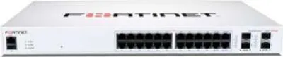 Immagine prodotto di Fortinet FS-124F-POE, Gigabit Ethernet (10/100/1000), supporto Power over Ethernet (PoE), installabile a rack, 1U