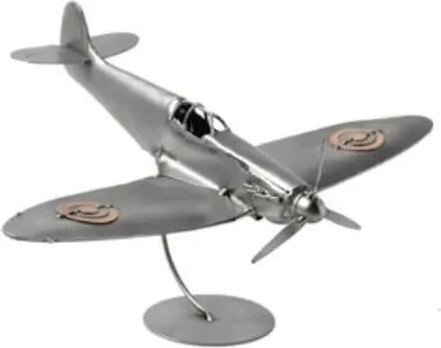 Obrázok produktu pre Ručne vyrobený model lietadla Spitfire z kovovej sochy