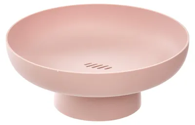 Produktbild von 5Five Obstschale Nordic - auf Sockel - rosa - Kunststoff - D26 x H11 cm - Kuchenschale