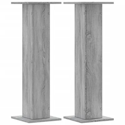 Obrázok produktu pre vidaXL Stojan na reproduktory 2 ks Sivá Sonoma 30x30x95cm Materiál na báze dreva