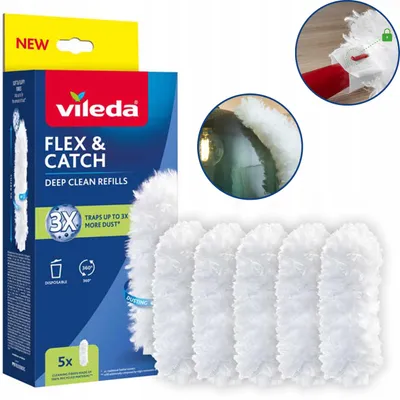 Zdjęcie produktu dla Vileda Flex&Catch dustpan refills 5 pcs.