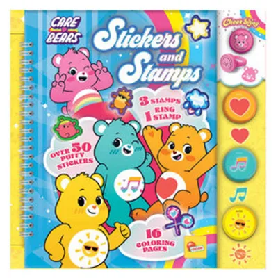 Productafbeelding van Care Bears stickers en stempels, display met 8 stuks