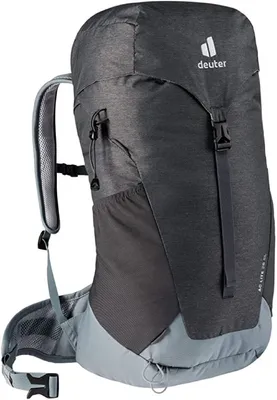 Obrázek produktu pro Deuter AC Lite 28 SL, Vršek, Horolezectví, Černá, Šedá, Unisex, Polyamid, Polyethersulfon (PES), Postranní kapsa