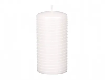 Image de Bougie ANDALO METALIC cylindre de Noël d7x14cm