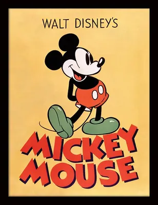 Image de MICKEY MOUSE - Walt Disney - Art Print - 30x40cm - Affiche Poster