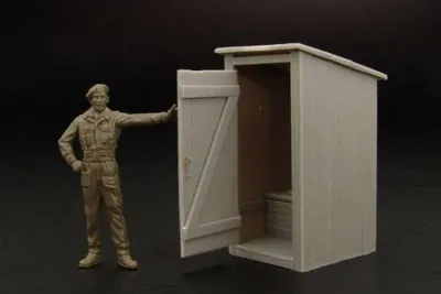 Produktbild von Hauler Models HLF48015 - 1:48 Latrine - Zubehör