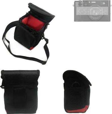 Produktbild von K-S-Trade Kameratasche Fototasche Umhängetasche Schultertasche Zubehör Tasche Schutz Hülle kompatibel mit Fujifilm X100VI mit Zusatzfach und