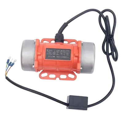 Image de Moteur vibrant, haute efficacité 90 W, bloc excentrique réglable, orange