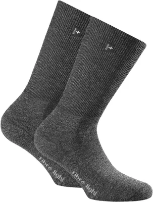 Produktbild von Rohner Advanced Socks Uni Trekking Socken 2er Pack - Fibre light supeR, Trekking Light Anthrazit 44-46