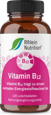 Immagine prodotto di Vitamina B12 1.000 ug pastiglie vegane, 120 pezzi LUT