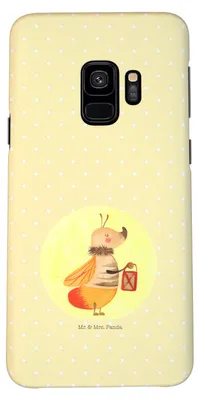 Produktbild von Mr. & Mrs. Panda Samsung Galaxy S9 Handyhülle Glühwürmchen - Gelb Pastell - Geschenk, Handy Case, Lieblingsmensch, Liebe, Cover, Hülle, Verlobung, Lustige Sprüche