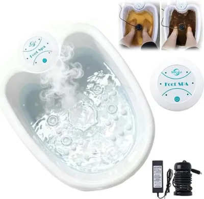 Produktbild von Ionen-Detox Fußbad Spa - Fußbad Spa Gerät - EU-Stecker - Wechselstrom - ABS-Kunststoff -  - Fußmassage & Entspannung - Mehrfarbig