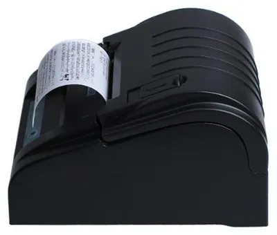 Thermischer Ticketdrucker 58 mm, 90 mm/s, USB, Windows, schwarz