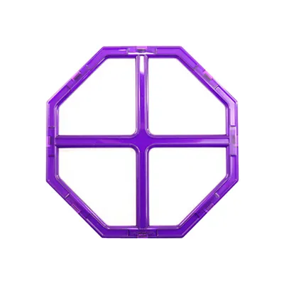 Produktbild von MAGFORMERS Magnetisches Konstruktionsspielzeug Achteck, 1 Stück – Einzelnes Bauteil