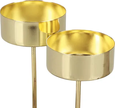 Produktbild von Goldene Teelichthalter Advent Deko Ø4cm 8 Stk, 8 Stück