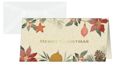 Obrázek produktu pro SIGEL DS095 10 SIGEL Weihnachtskarten Christmas Art DIN lang