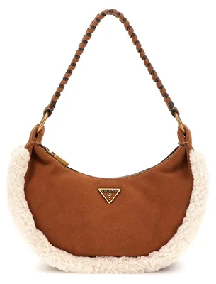 Obrázok produktu pre Guess – Kabelka Amita, model Hobo, farba Cognac