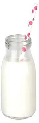 Produktbild von Milchfläschchen Cocktail-Flasche transparent - Einheitsgröße