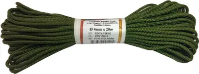 Produktbild von 20m Polyamidseil Stoffband Schnur Seil Flechtleine Ø4mm